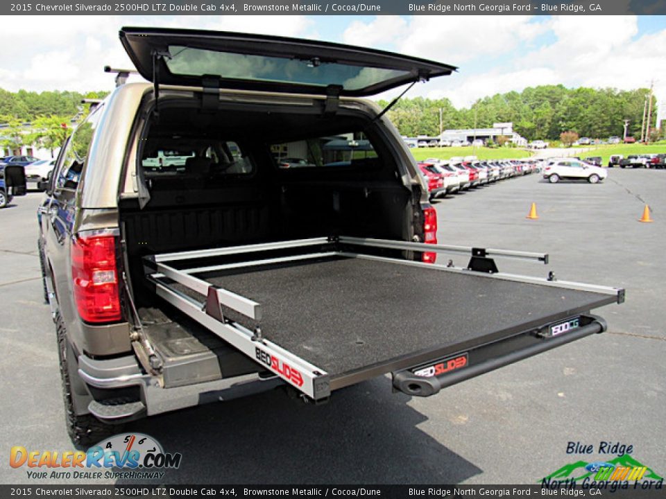 2015 Chevrolet Silverado 2500HD LTZ Double Cab 4x4 Brownstone Metallic / Cocoa/Dune Photo #14