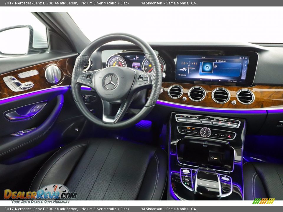 2017 Mercedes-Benz E 300 4Matic Sedan Iridium Silver Metallic / Black Photo #26