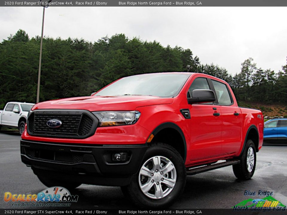 Front 3/4 View of 2020 Ford Ranger STX SuperCrew 4x4 Photo #1