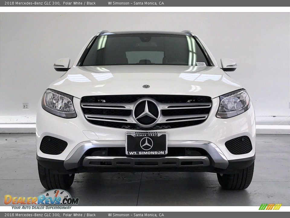2018 Mercedes-Benz GLC 300 Polar White / Black Photo #2