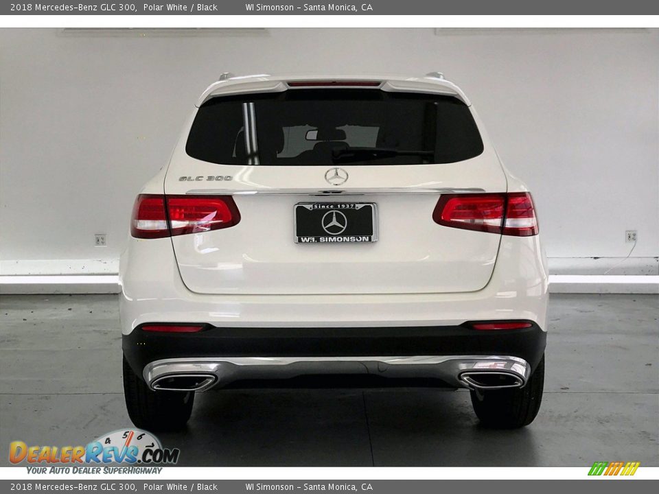 2018 Mercedes-Benz GLC 300 Polar White / Black Photo #3