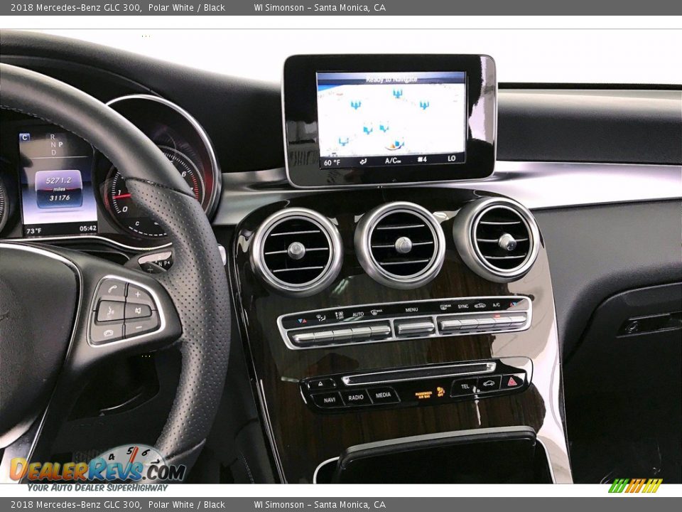 2018 Mercedes-Benz GLC 300 Polar White / Black Photo #5