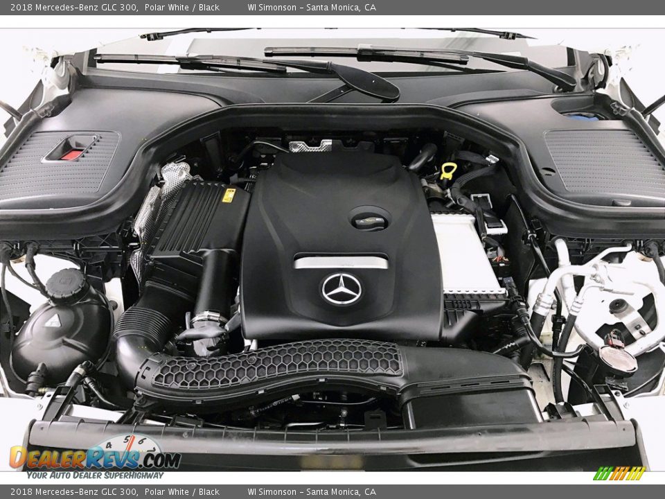 2018 Mercedes-Benz GLC 300 Polar White / Black Photo #9