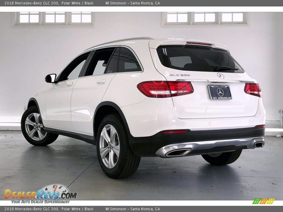 2018 Mercedes-Benz GLC 300 Polar White / Black Photo #10