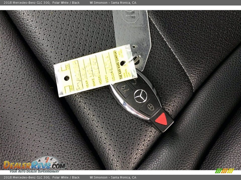 2018 Mercedes-Benz GLC 300 Polar White / Black Photo #11