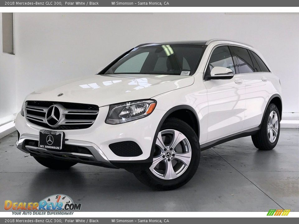 2018 Mercedes-Benz GLC 300 Polar White / Black Photo #12