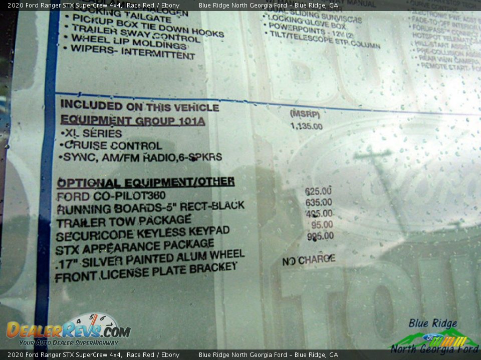 2020 Ford Ranger STX SuperCrew 4x4 Race Red / Ebony Photo #23