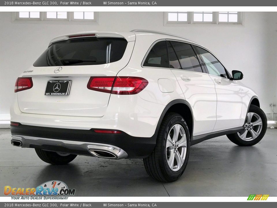 2018 Mercedes-Benz GLC 300 Polar White / Black Photo #16