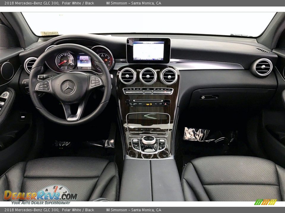 2018 Mercedes-Benz GLC 300 Polar White / Black Photo #17