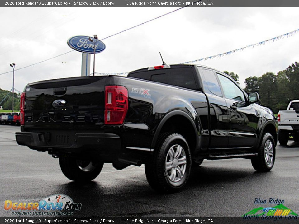 2020 Ford Ranger XL SuperCab 4x4 Shadow Black / Ebony Photo #5