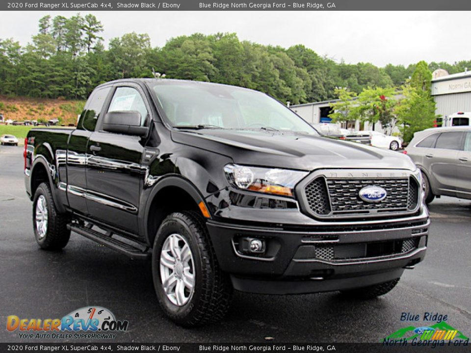 2020 Ford Ranger XL SuperCab 4x4 Shadow Black / Ebony Photo #7