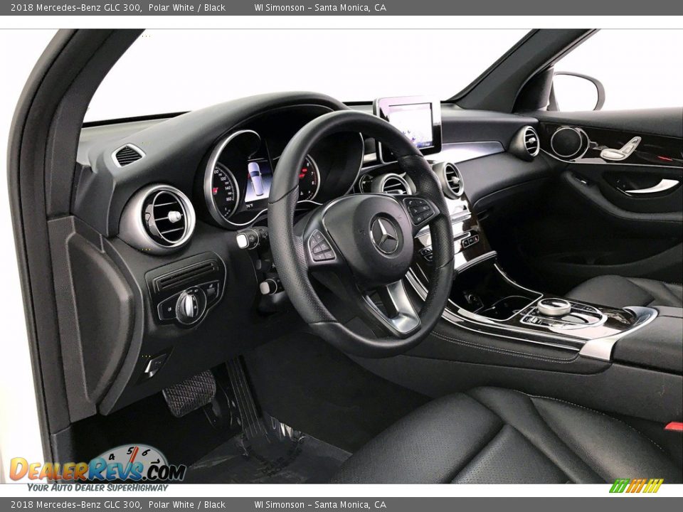 2018 Mercedes-Benz GLC 300 Polar White / Black Photo #22