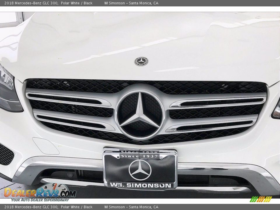 2018 Mercedes-Benz GLC 300 Polar White / Black Photo #33