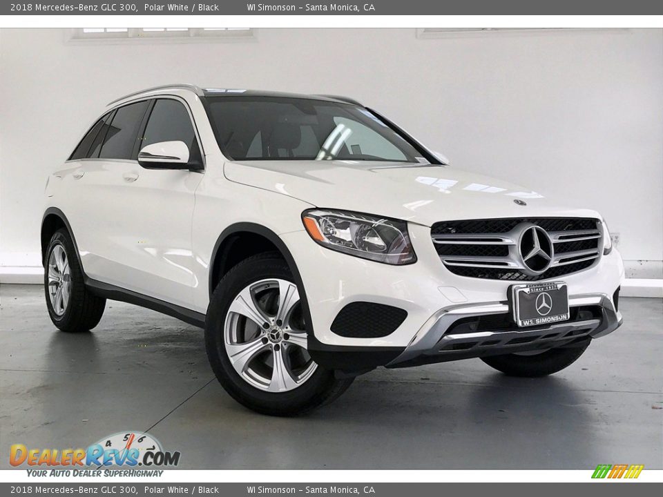 2018 Mercedes-Benz GLC 300 Polar White / Black Photo #34