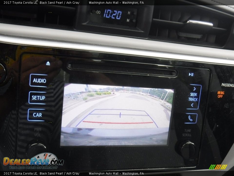 2017 Toyota Corolla LE Black Sand Pearl / Ash Gray Photo #4