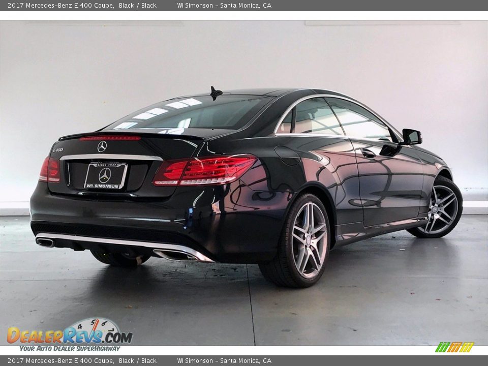 2017 Mercedes-Benz E 400 Coupe Black / Black Photo #16