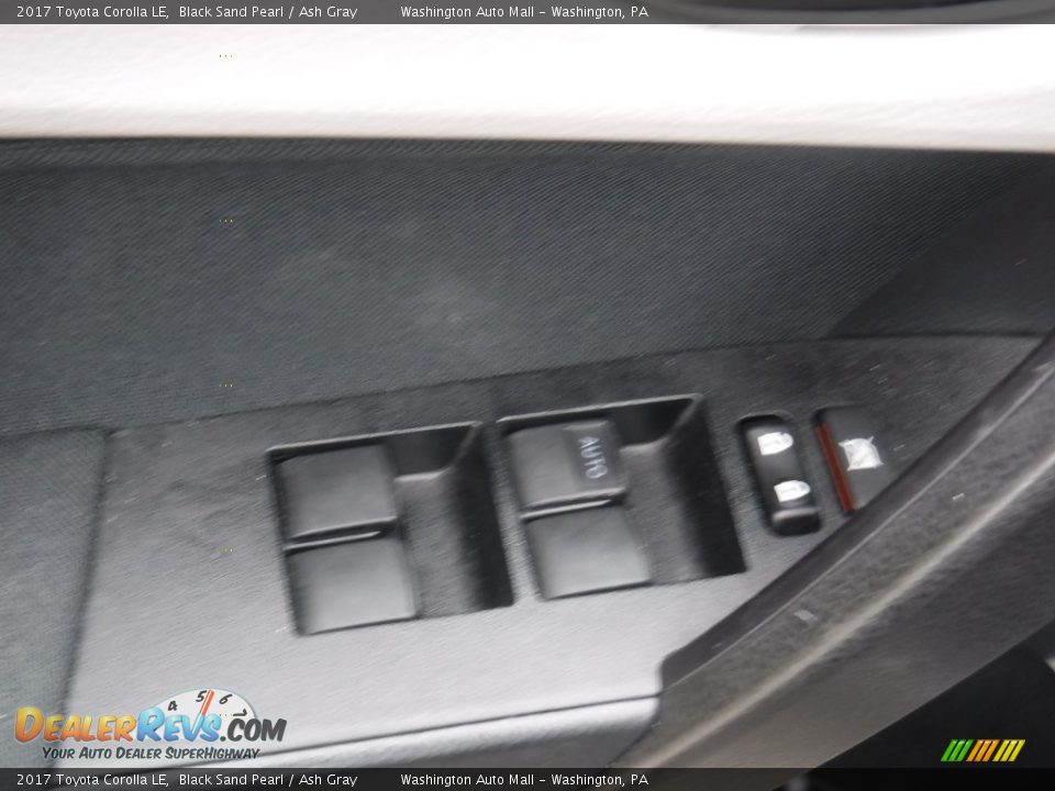 2017 Toyota Corolla LE Black Sand Pearl / Ash Gray Photo #17