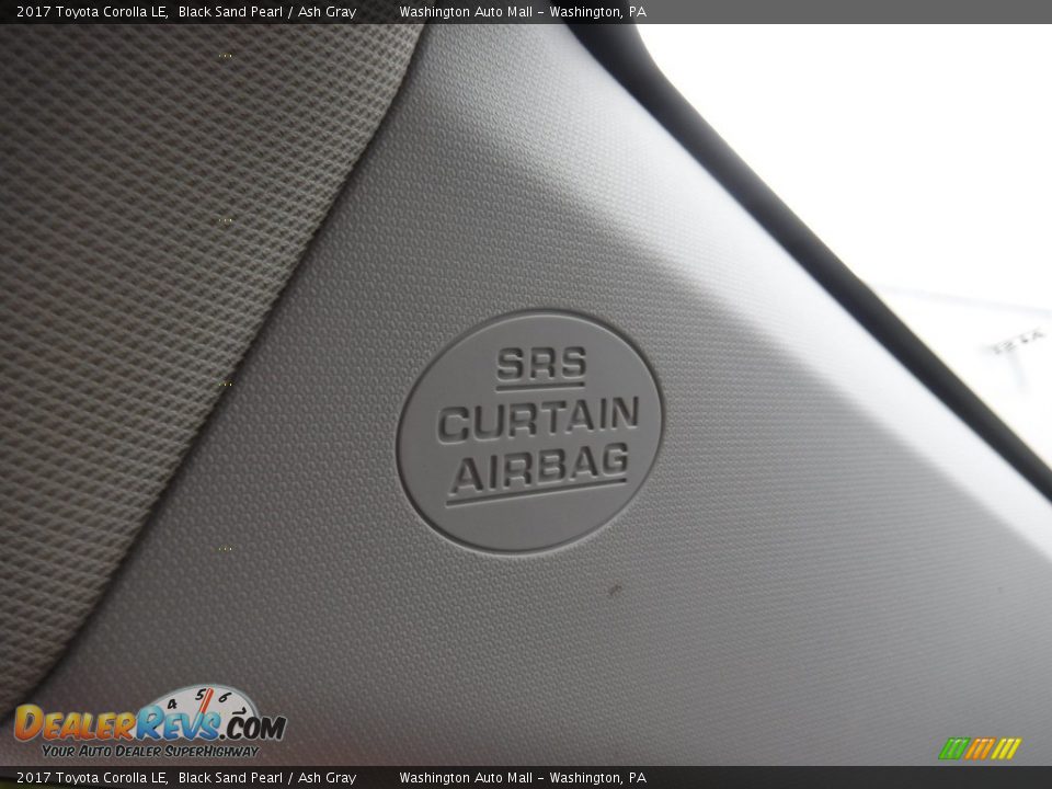 2017 Toyota Corolla LE Black Sand Pearl / Ash Gray Photo #18