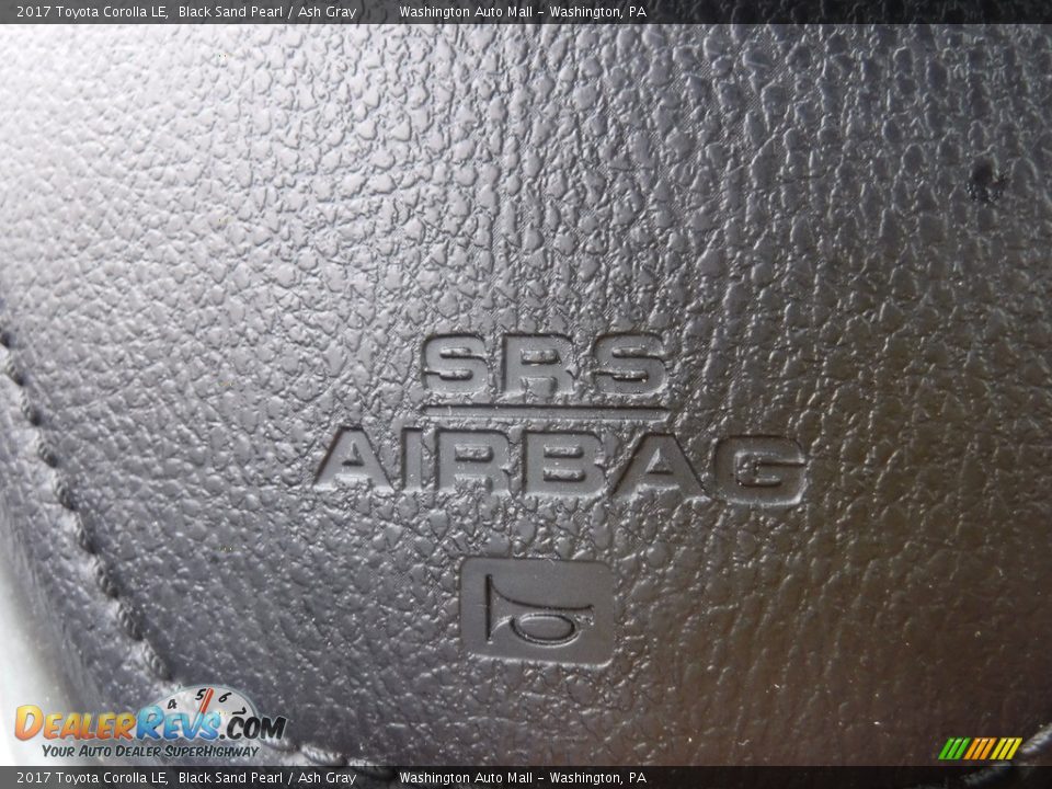 2017 Toyota Corolla LE Black Sand Pearl / Ash Gray Photo #19