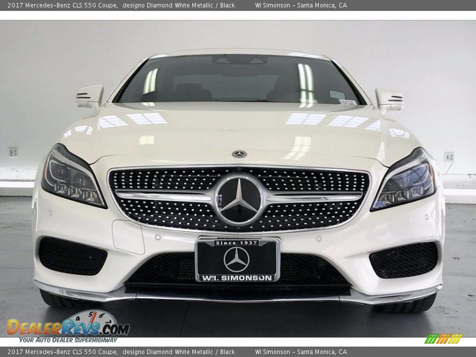 2017 Mercedes-Benz CLS 550 Coupe designo Diamond White Metallic / Black Photo #2