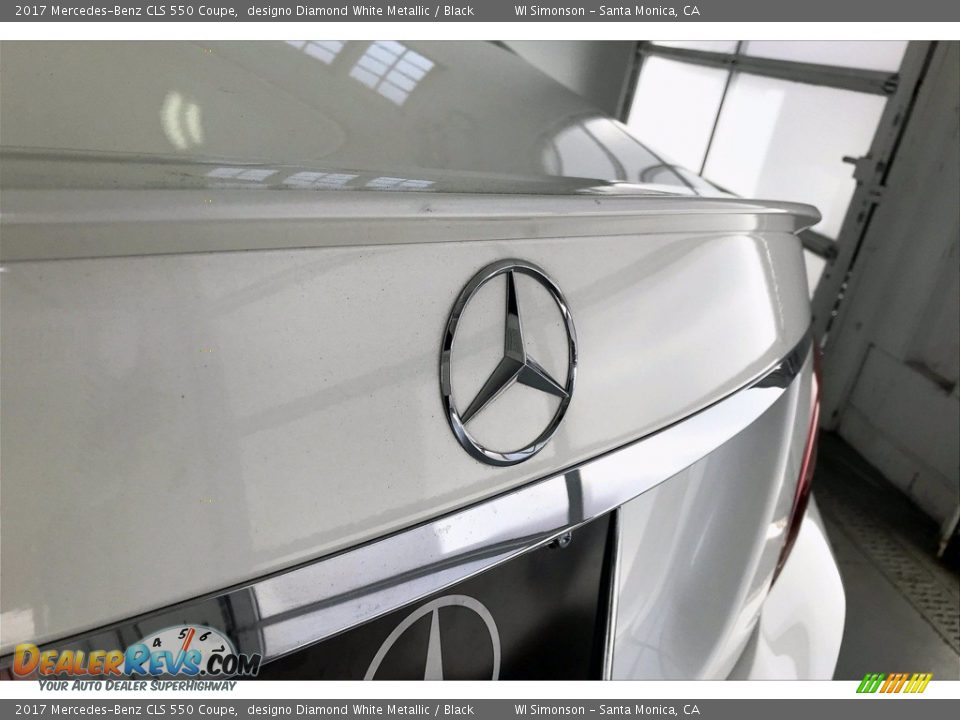 2017 Mercedes-Benz CLS 550 Coupe designo Diamond White Metallic / Black Photo #7