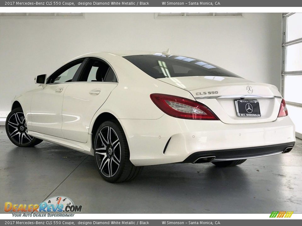 2017 Mercedes-Benz CLS 550 Coupe designo Diamond White Metallic / Black Photo #10