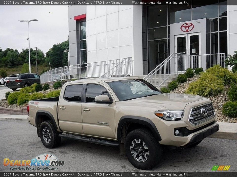 2017 Toyota Tacoma TRD Sport Double Cab 4x4 Quicksand / TRD Black/Orange Photo #1