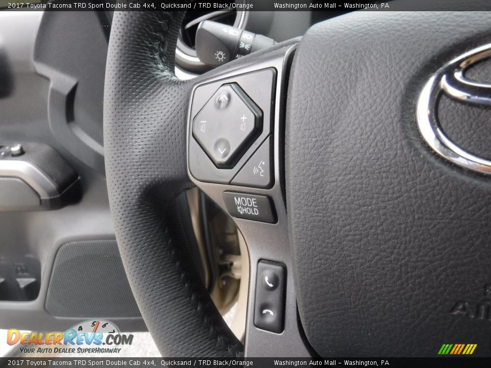 2017 Toyota Tacoma TRD Sport Double Cab 4x4 Quicksand / TRD Black/Orange Photo #6
