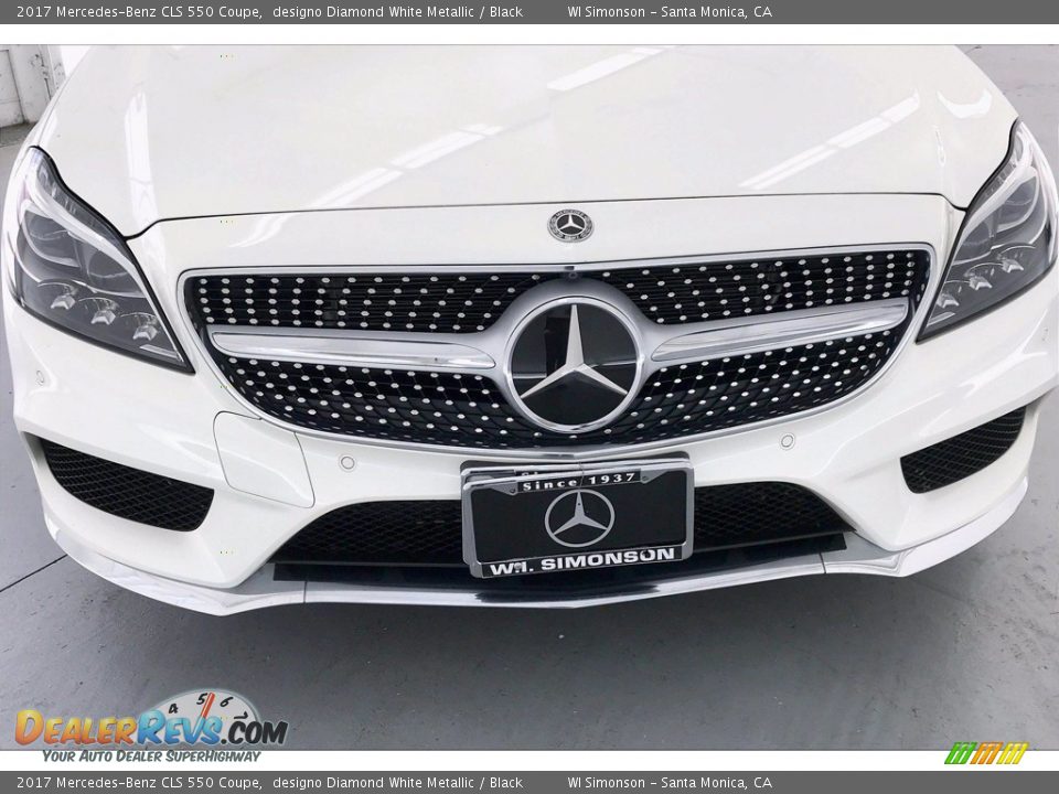 2017 Mercedes-Benz CLS 550 Coupe designo Diamond White Metallic / Black Photo #33