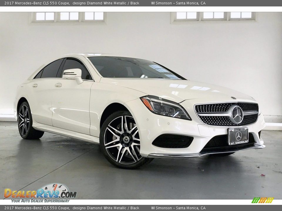 2017 Mercedes-Benz CLS 550 Coupe designo Diamond White Metallic / Black Photo #34