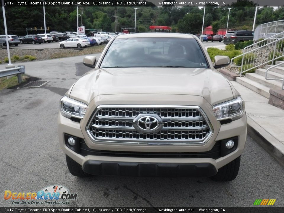 2017 Toyota Tacoma TRD Sport Double Cab 4x4 Quicksand / TRD Black/Orange Photo #10