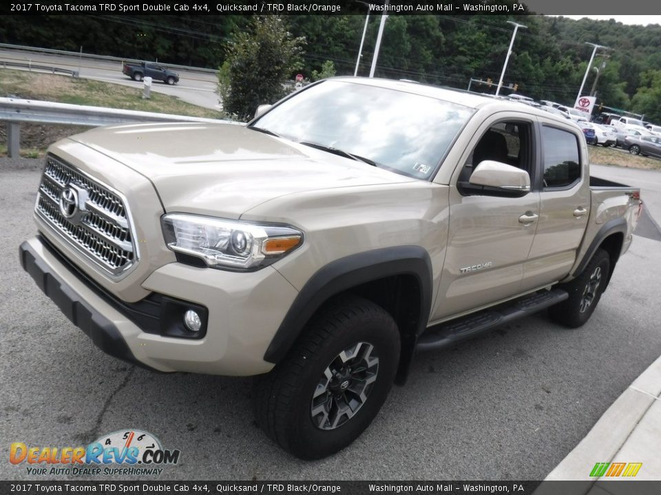 2017 Toyota Tacoma TRD Sport Double Cab 4x4 Quicksand / TRD Black/Orange Photo #11