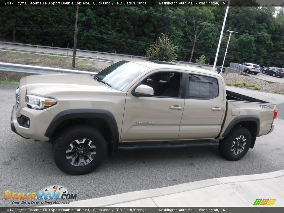 2017 Toyota Tacoma TRD Sport Double Cab 4x4 Quicksand / TRD Black/Orange Photo #12