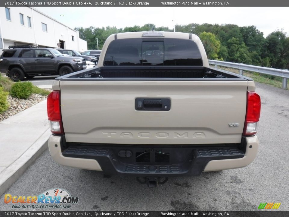 2017 Toyota Tacoma TRD Sport Double Cab 4x4 Quicksand / TRD Black/Orange Photo #14
