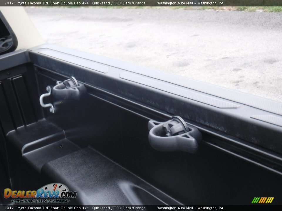 2017 Toyota Tacoma TRD Sport Double Cab 4x4 Quicksand / TRD Black/Orange Photo #16
