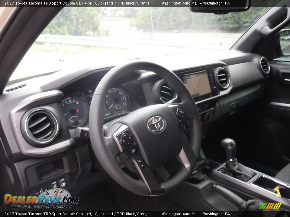 2017 Toyota Tacoma TRD Sport Double Cab 4x4 Quicksand / TRD Black/Orange Photo #18