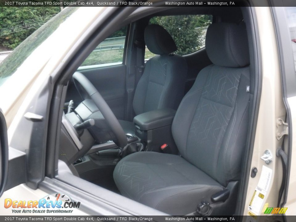 2017 Toyota Tacoma TRD Sport Double Cab 4x4 Quicksand / TRD Black/Orange Photo #19