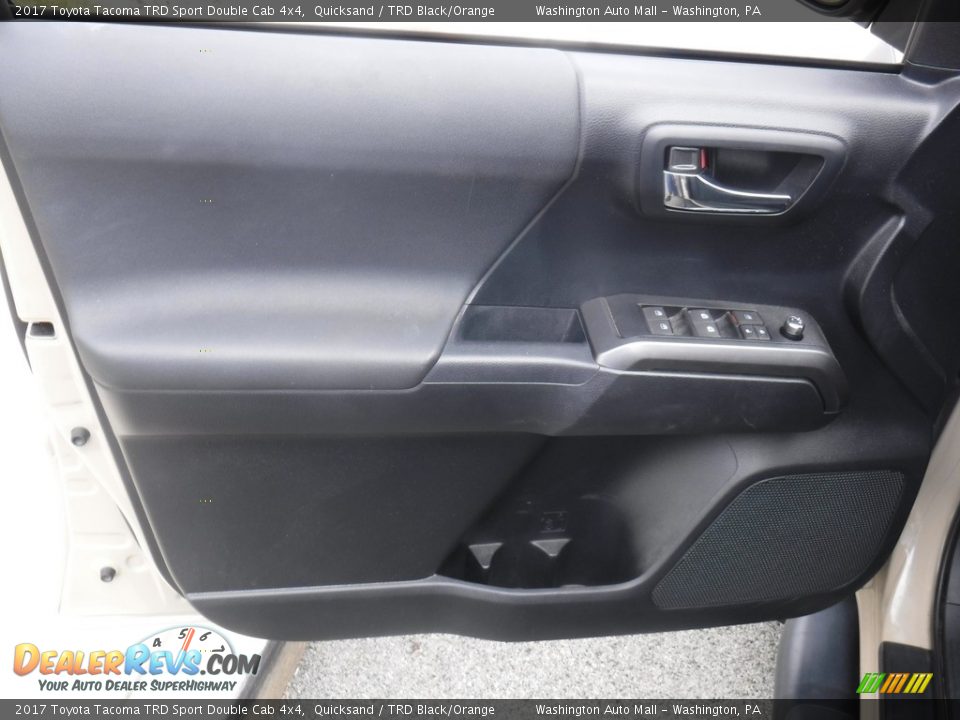 2017 Toyota Tacoma TRD Sport Double Cab 4x4 Quicksand / TRD Black/Orange Photo #20