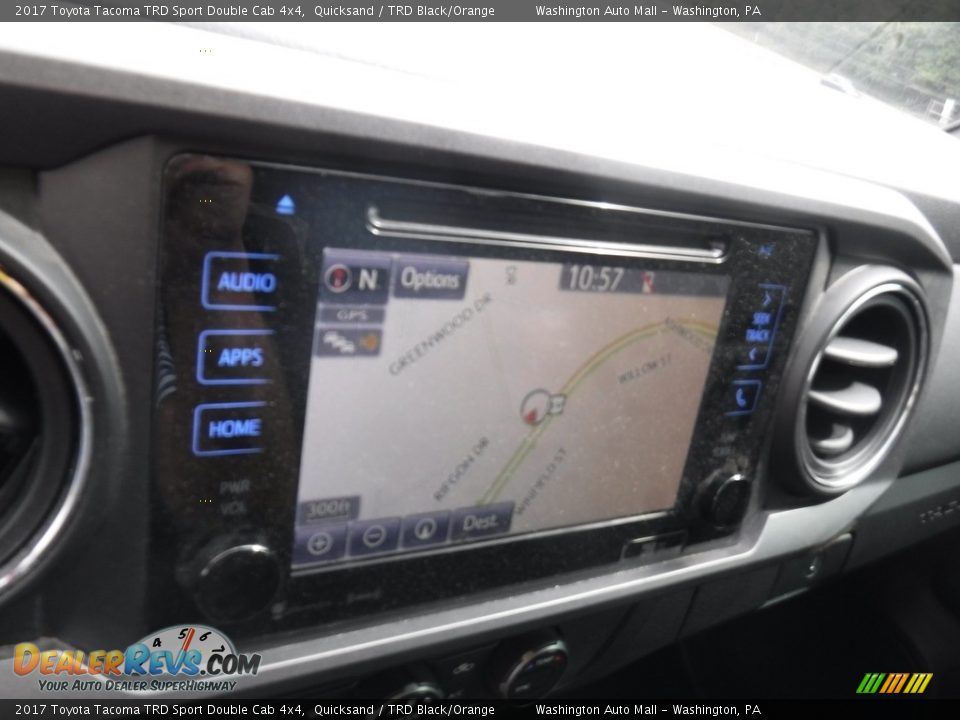 2017 Toyota Tacoma TRD Sport Double Cab 4x4 Quicksand / TRD Black/Orange Photo #23