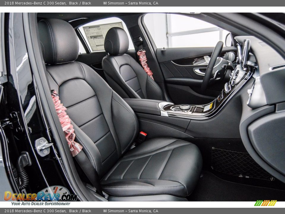 2018 Mercedes-Benz C 300 Sedan Black / Black Photo #2