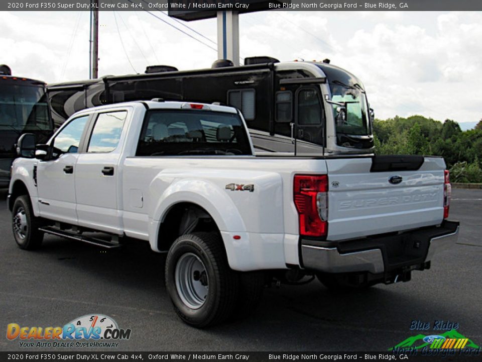 2020 Ford F350 Super Duty XL Crew Cab 4x4 Oxford White / Medium Earth Gray Photo #3