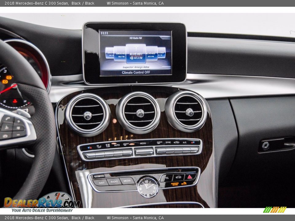 2018 Mercedes-Benz C 300 Sedan Black / Black Photo #5