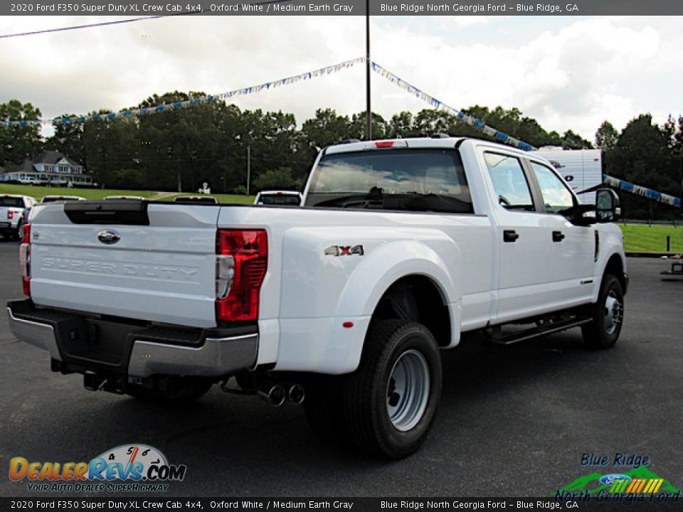 2020 Ford F350 Super Duty XL Crew Cab 4x4 Oxford White / Medium Earth Gray Photo #5
