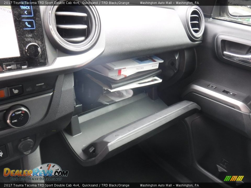 2017 Toyota Tacoma TRD Sport Double Cab 4x4 Quicksand / TRD Black/Orange Photo #27