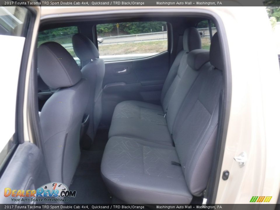 2017 Toyota Tacoma TRD Sport Double Cab 4x4 Quicksand / TRD Black/Orange Photo #28