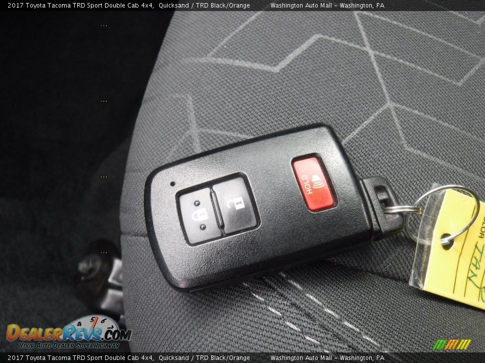 2017 Toyota Tacoma TRD Sport Double Cab 4x4 Quicksand / TRD Black/Orange Photo #29