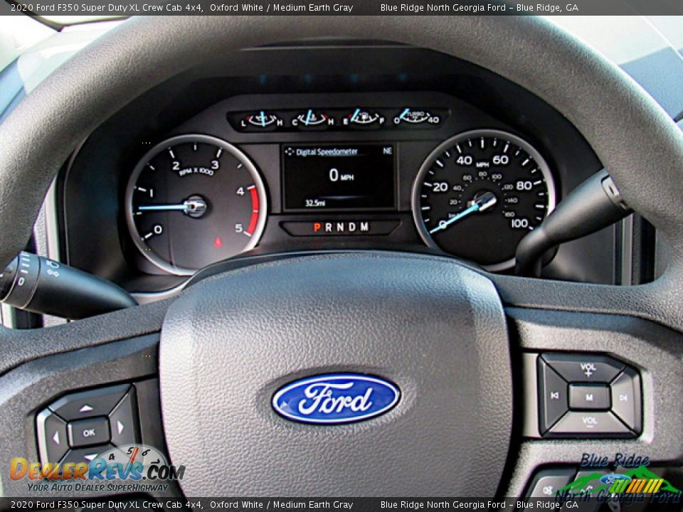 2020 Ford F350 Super Duty XL Crew Cab 4x4 Oxford White / Medium Earth Gray Photo #17