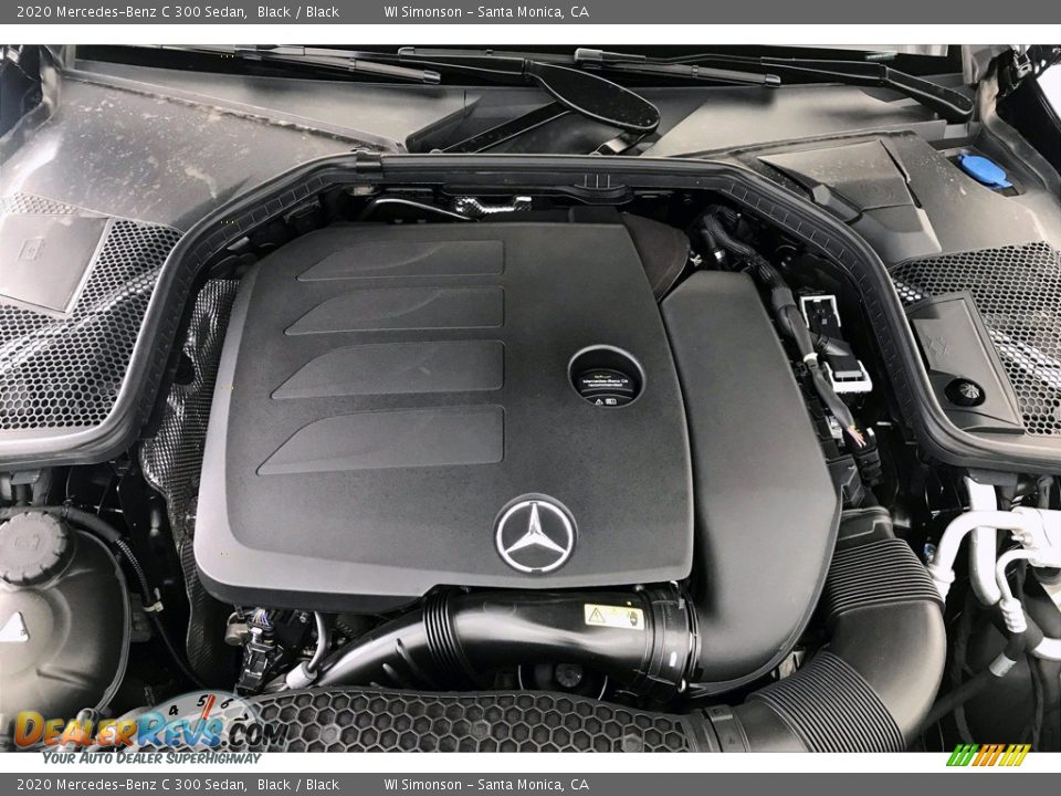 2020 Mercedes-Benz C 300 Sedan Black / Black Photo #8