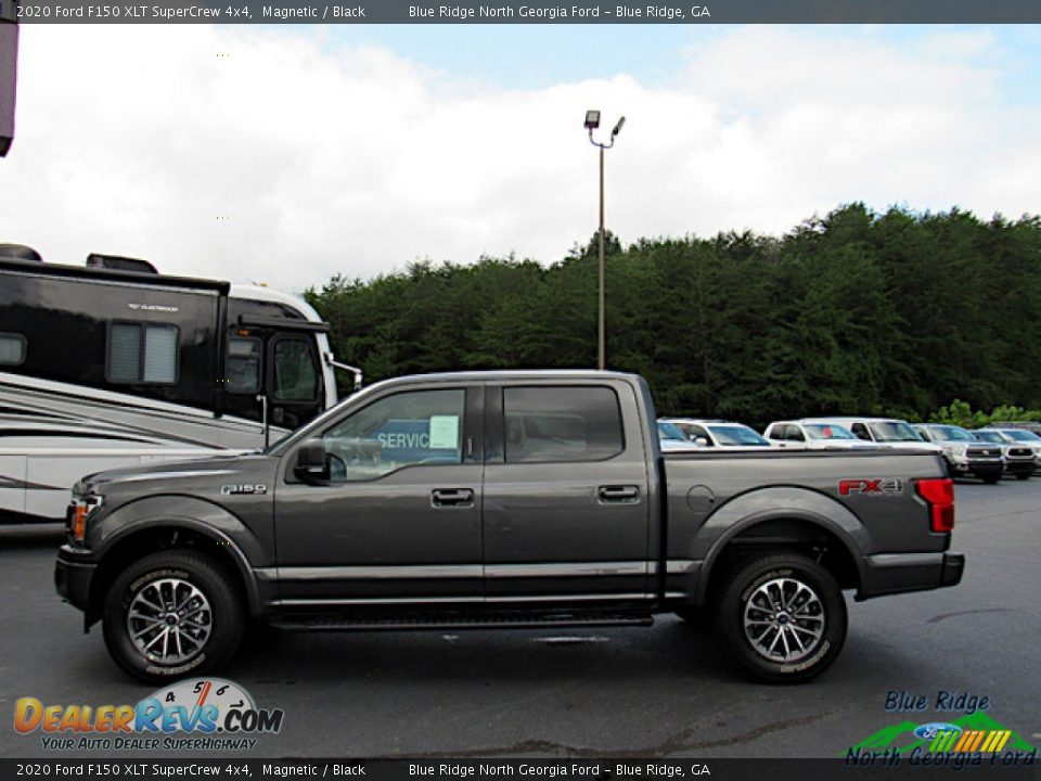 2020 Ford F150 XLT SuperCrew 4x4 Magnetic / Black Photo #2