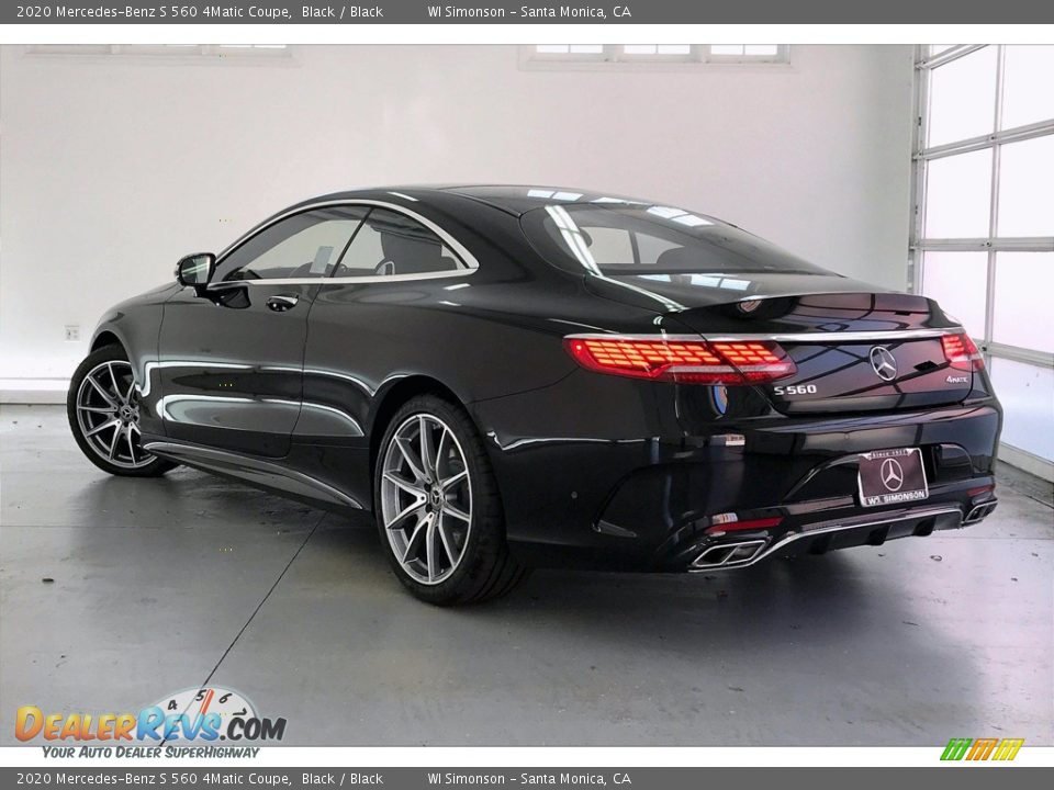 2020 Mercedes-Benz S 560 4Matic Coupe Black / Black Photo #2